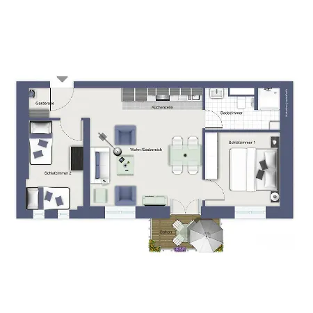 Appartement Haus Am Park 06 Ostseebad Kühlungsborn